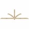 Ekena Millwork Redmond Rough Sawn Timber Gable Bracket, Douglas Fir, 108"W x 36"H x 2"D x 4"F, 8/12 Pitch GBW108X36X0204RED00RDF - alternate 1